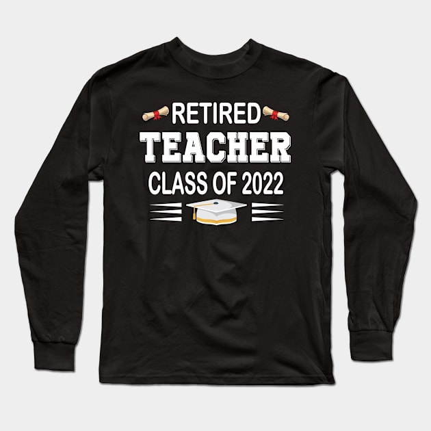 Retired Teacher Long Sleeve T-Shirt by othmane4